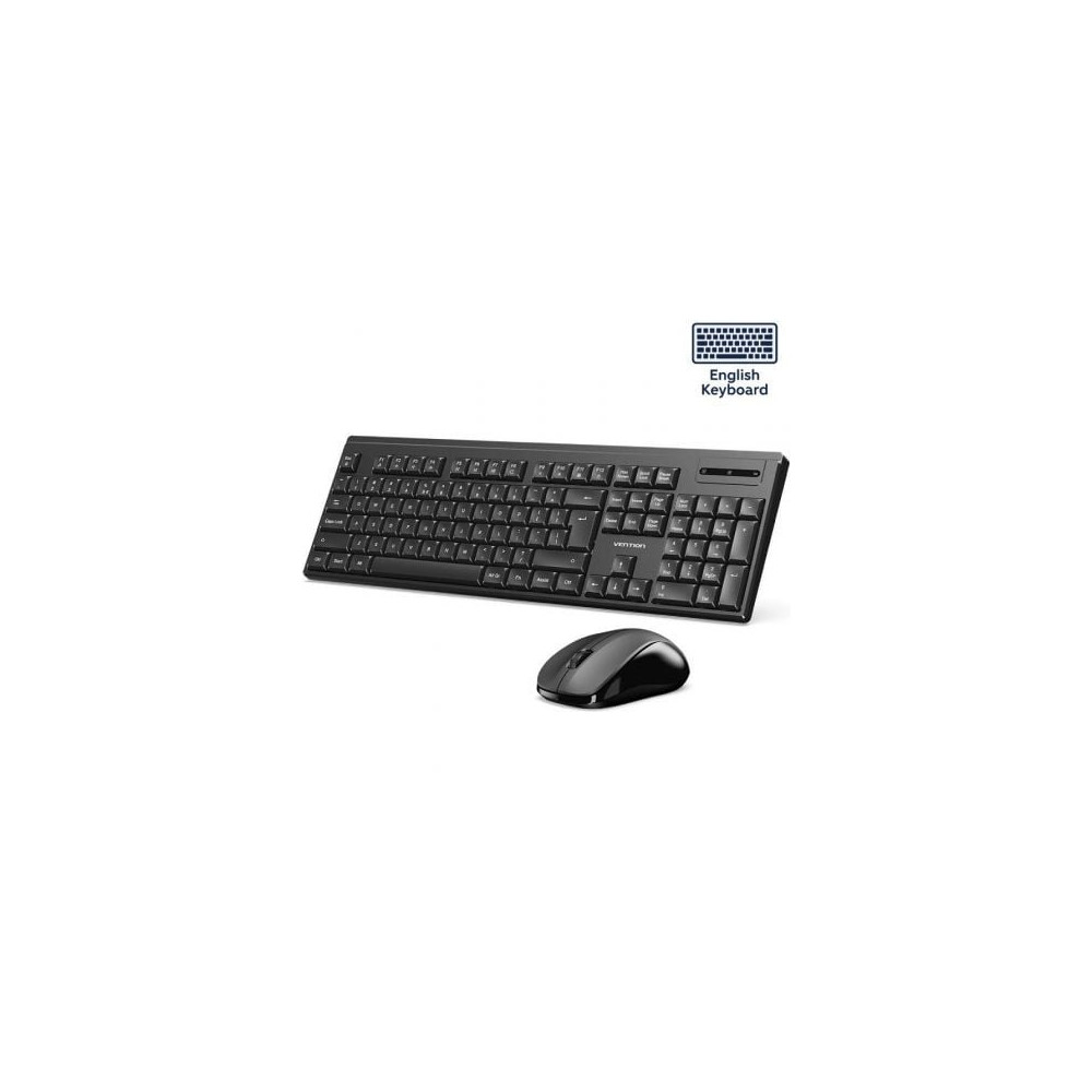 Teclado y Ratón Inalámbricos Vention Combo KTZB0-EN/ Inglés | Teclados