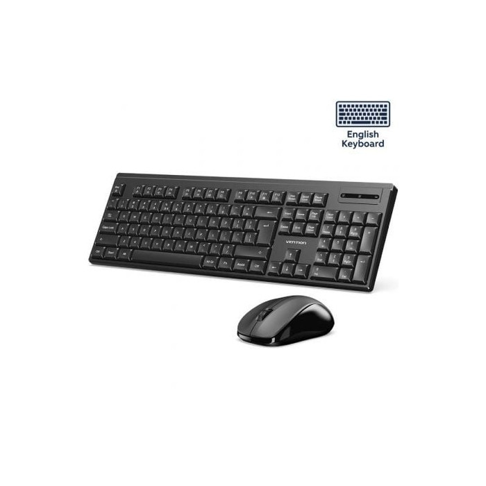 Teclado y Ratón Inalámbricos Vention Combo KTZB0-EN/ Inglés | Teclados