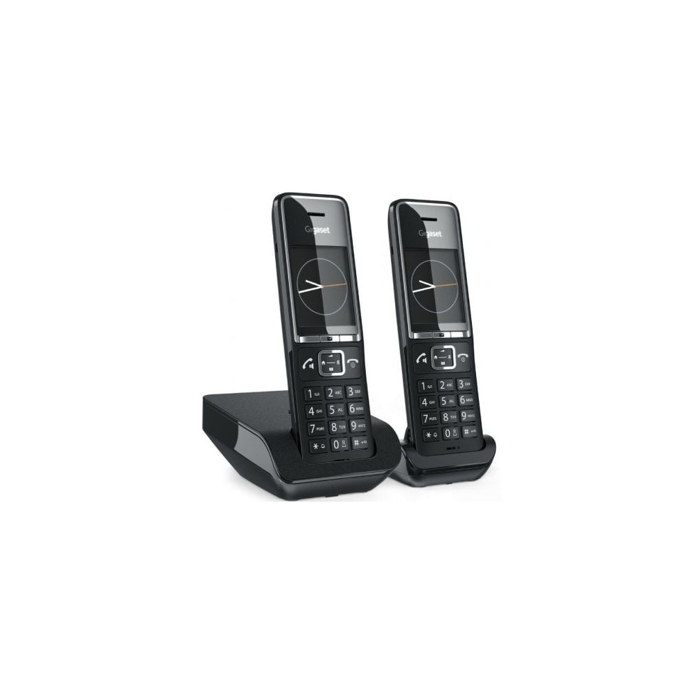 Teléfono Inalámbrico Gigaset Comfort 550/ Pack DUO/ Negro | DECT