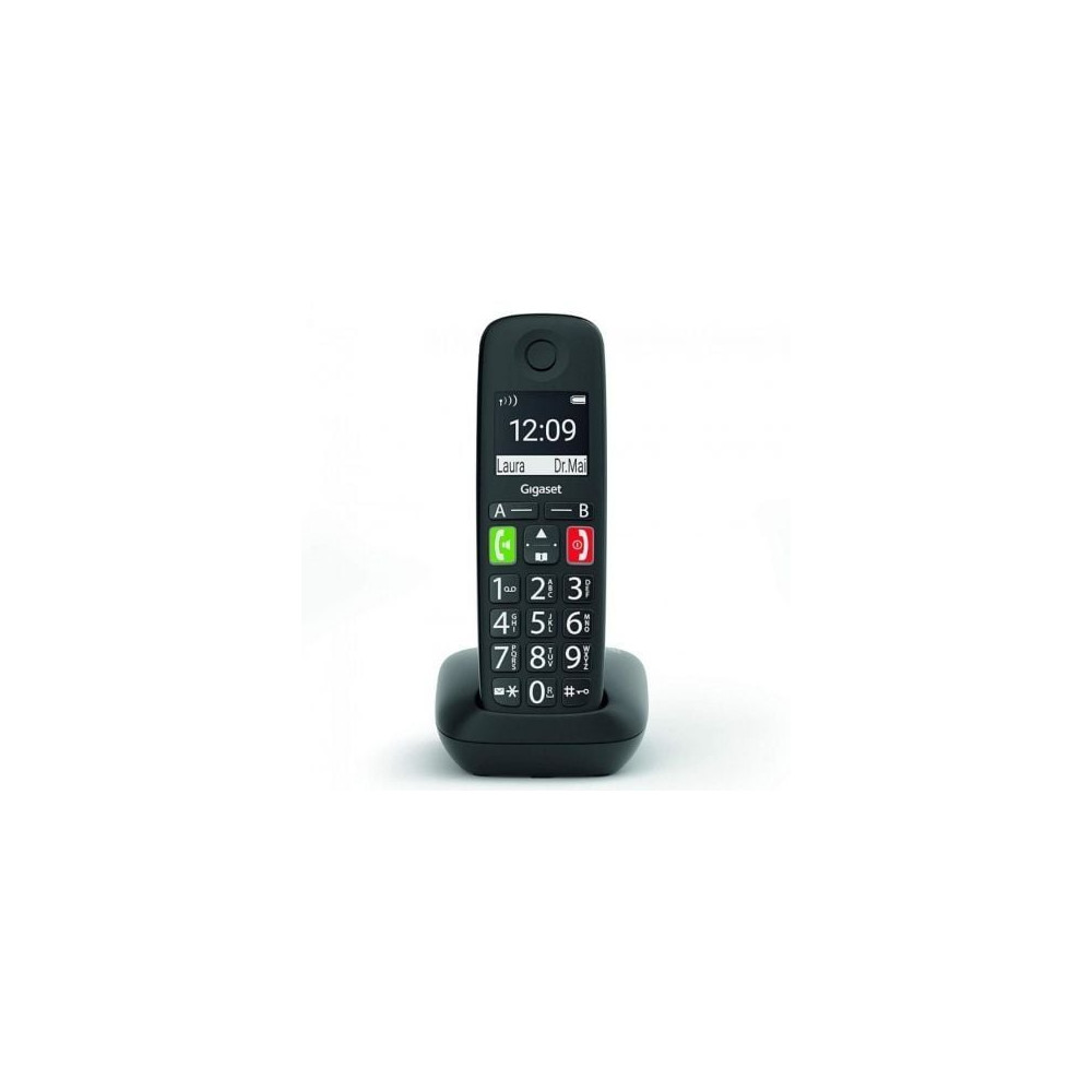 Teléfono Inalámbrico Gigaset E290/ Negro | DECT