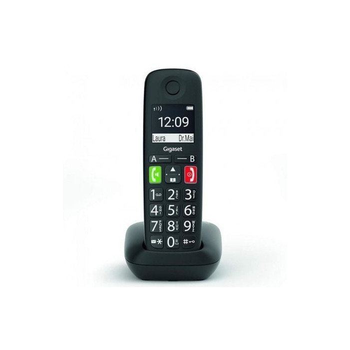 Teléfono Inalámbrico Gigaset E290/ Negro | DECT