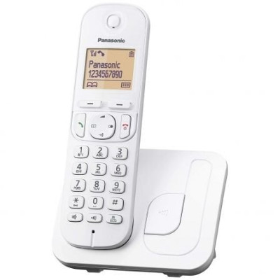 Teléfono Inalámbrico Panasonic KX-TG210SP/ Blanco | DECT