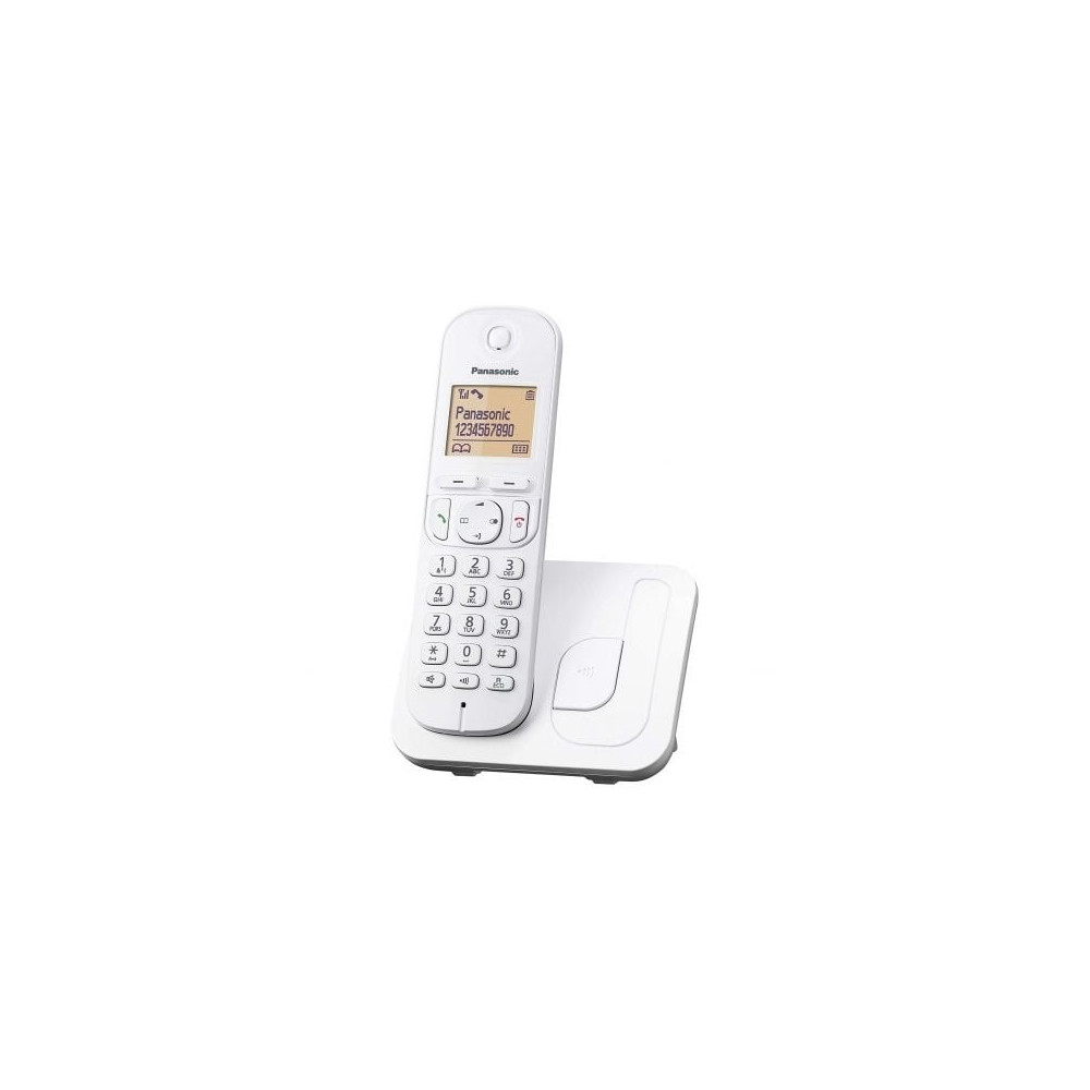 Teléfono Inalámbrico Panasonic KX-TG210SP/ Blanco | DECT