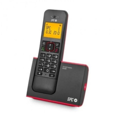 Teléfono Inalámbrico SPC Blade 7290RC1/ Rojo y Negro | DECT