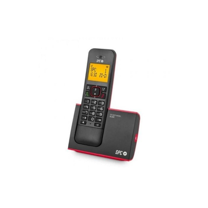 Teléfono Inalámbrico SPC Blade 7290RC1/ Rojo y Negro | DECT