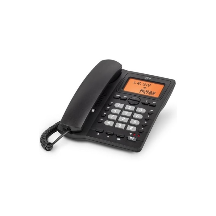 Teléfono SPC Office ID 2 3612N/ Negro | DECT