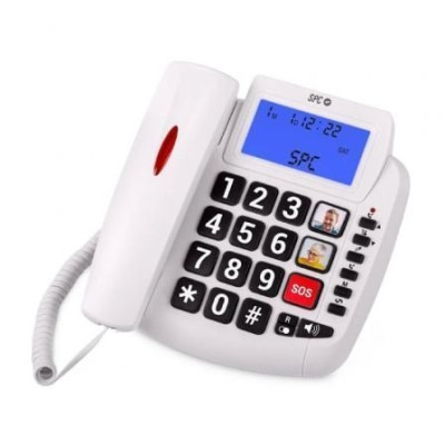 Teléfono SPC Comfort Volume 2/ Blanco | DECT