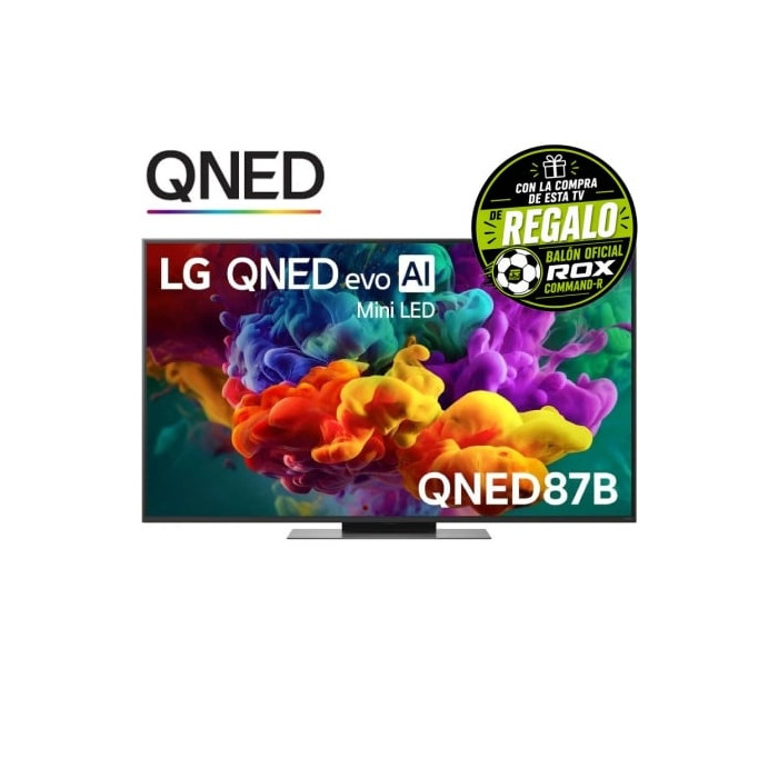 Televisor LG QNED evo AI QNED87 Mini LED 55QNED87B6A 55'/ Ultra HD 4K/ Smart TV/ WiFi | Hasta 55"