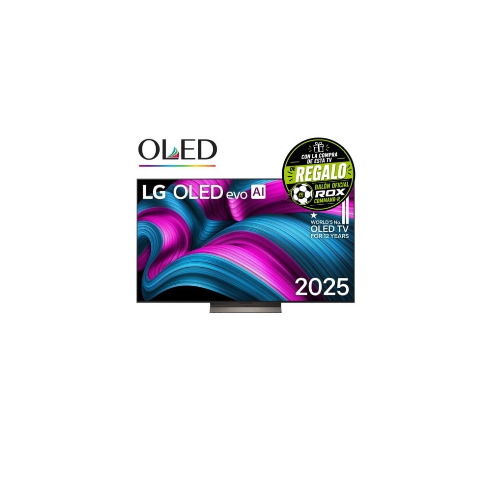 Televisor LG OLED Evo AI C5 OLED55C56LB 55'/ Ultra HD 4K/ Smart TV/ WiFi | Hasta 55"