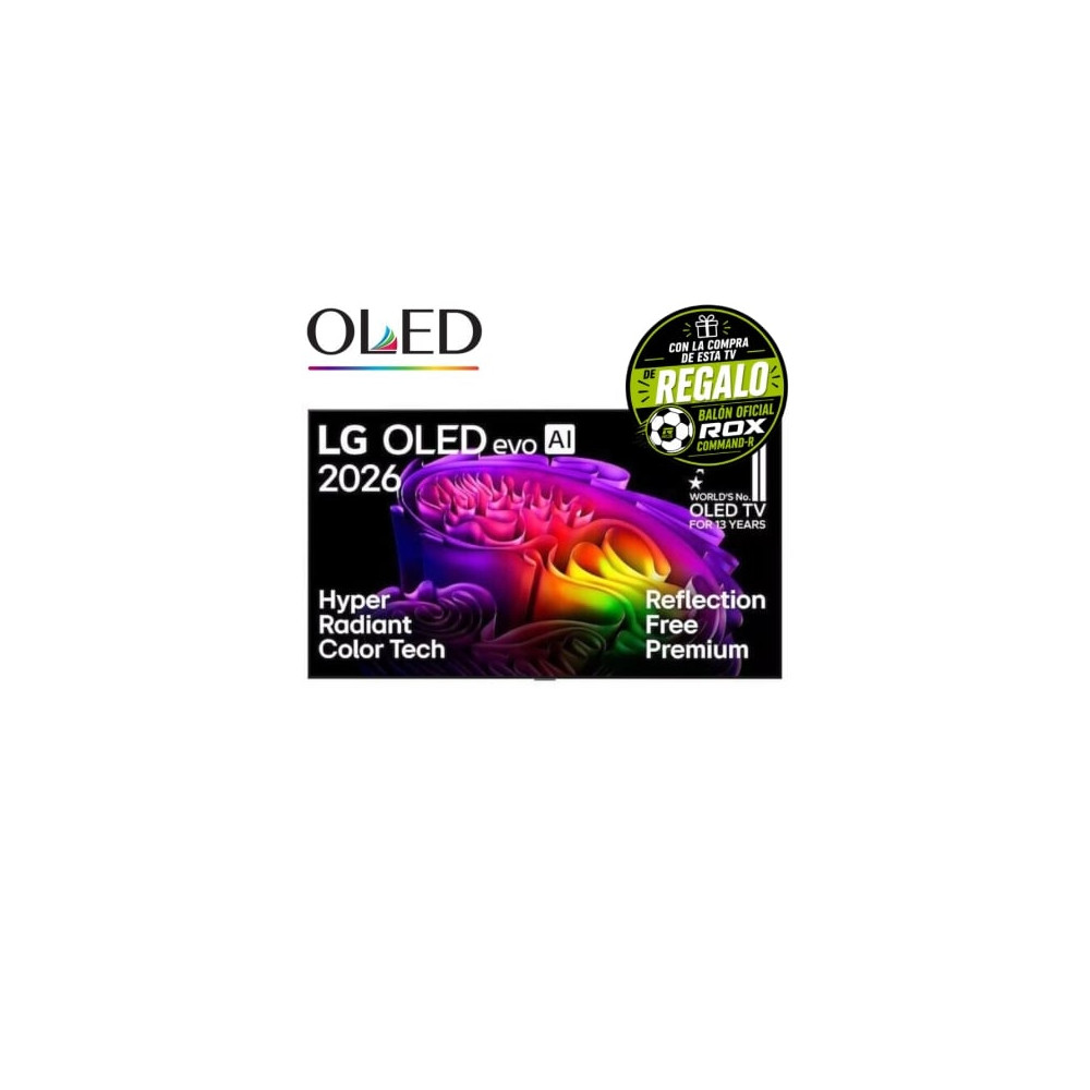 Televisor LG OLED Evo AI G6 OLED55G68LW 55'/ Ultra HD 4K/ Smart TV/ WiFi | Hasta 55"