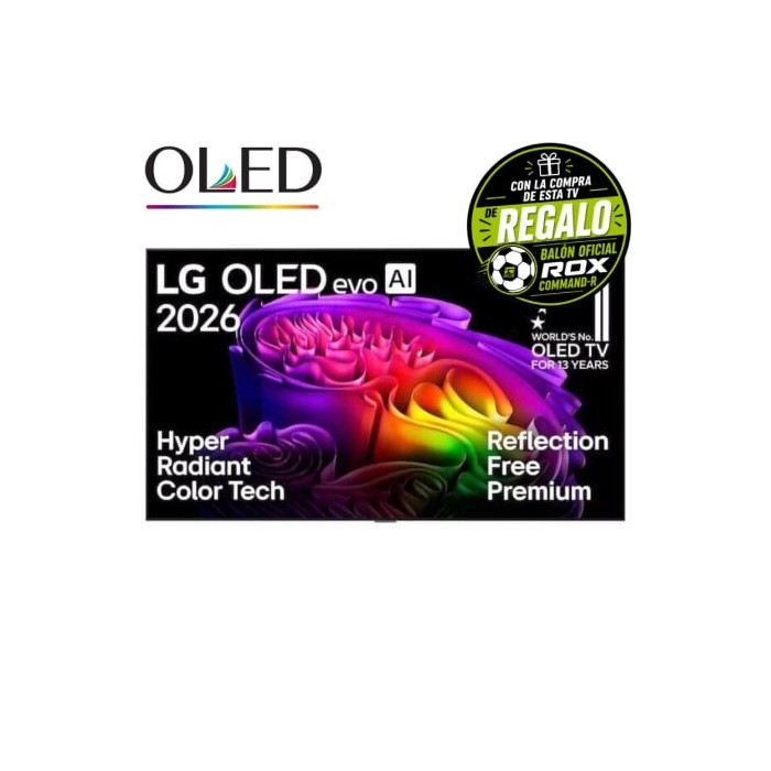 Televisor LG OLED Evo AI G6 OLED55G68LW 55'/ Ultra HD 4K/ Smart TV/ WiFi | Hasta 55"