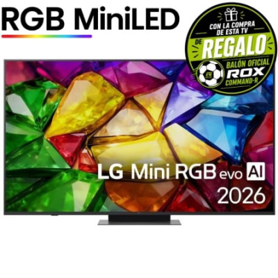 Televisor LG Mini RGB evo AI MRGB86 65MRGB86B6A 65'/ Ultra HD 4K/ Smart TV/ WiFi | Hasta 65"