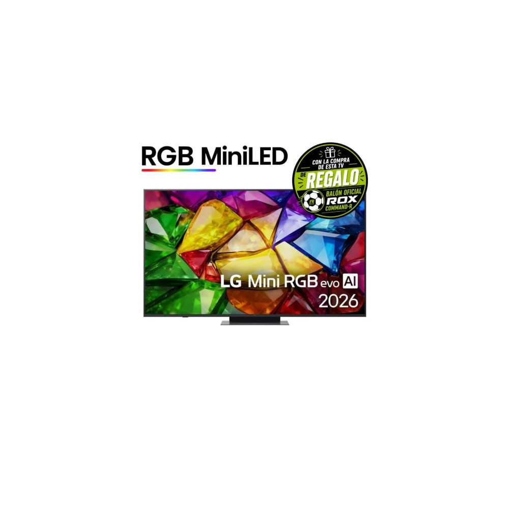 Televisor LG Mini RGB evo AI MRGB86 65MRGB86B6A 65'/ Ultra HD 4K/ Smart TV/ WiFi | Hasta 65"