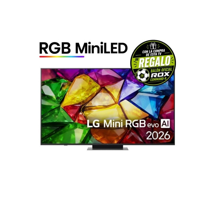 Televisor LG Mini RGB evo AI MRGB86 65MRGB86B6A 65'/ Ultra HD 4K/ Smart TV/ WiFi | Hasta 65"