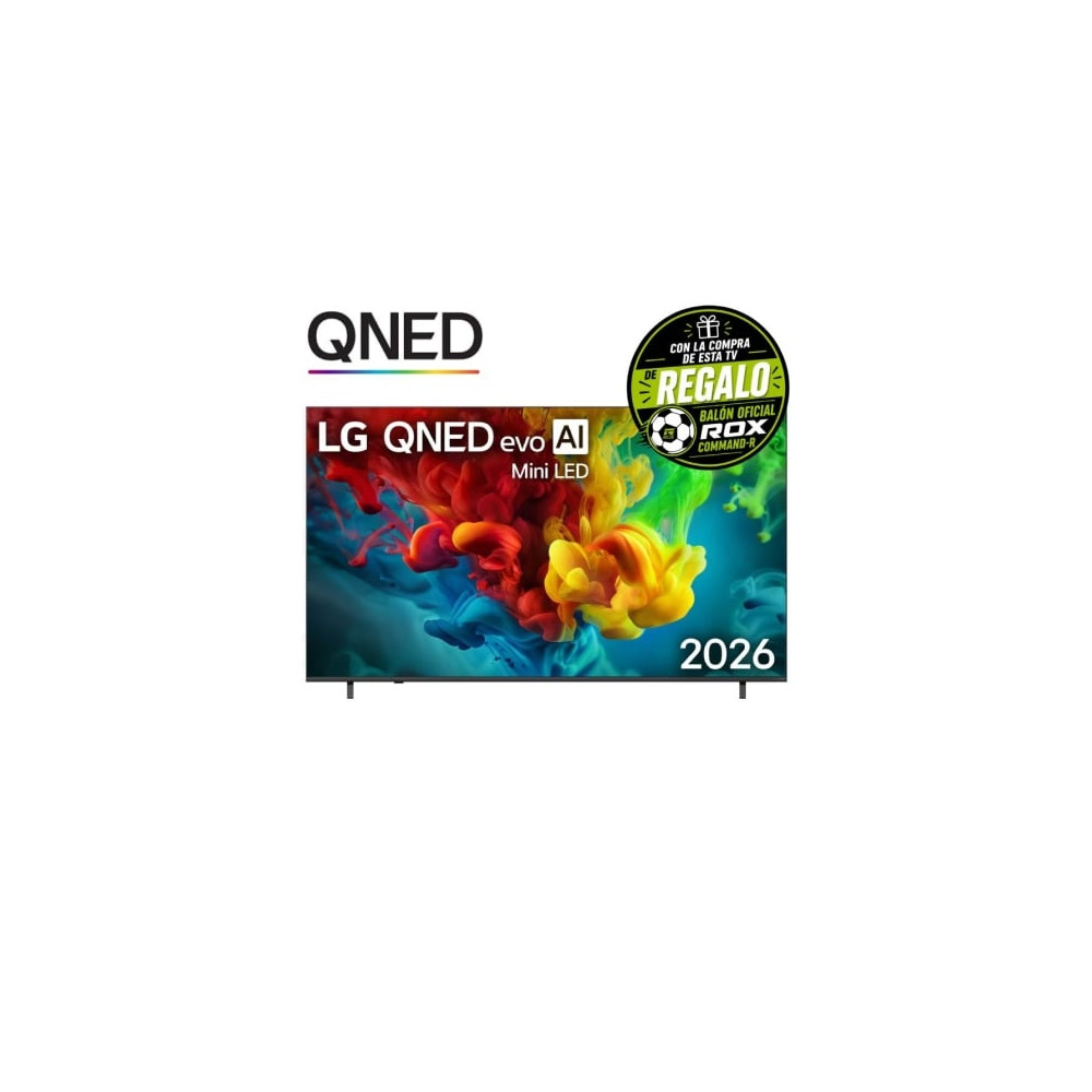 Televisor LG QNED evo AI QNED83B Mini LED 75QNED83B6A 75'/ Ultra HD 4K/ Smart TV/ WiFi | Más de 65"