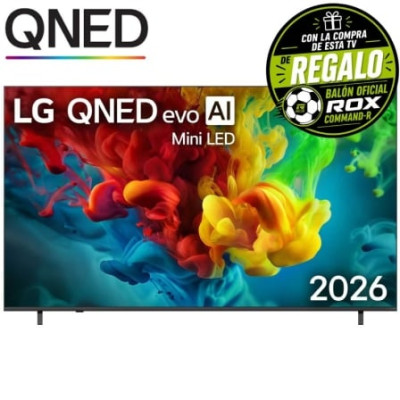 Televisor LG QNED evo AI QNED83B Mini LED 85QNED83B6A 85'/ Ultra HD 4K/ Smart TV/ WiFi | Más de 65"