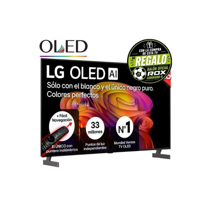 Televisor LG OLED AI B6 OLED55B6ELC 55'/ Ultra HD 4K/ Smart TV/ WiFi | Hasta 55"