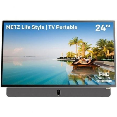 Televisor Portable Metz 24MPE7000Z 24'/ Full HD/ Smart TV/ WiFi | Hasta 32"