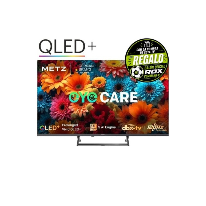 Televisor Metz QLED+ 55MQF7500Z 55'/ Ultra HD 4K/ Smart TV/ WiFi | Hasta 55"