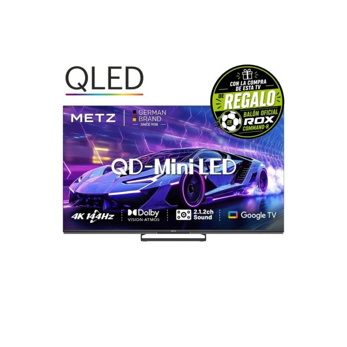 Televisor Metz QLED-MiniLED 65MNE8000Z 65'/ Ultra HD 4K/ Smart TV/ WiFi | Hasta 65"