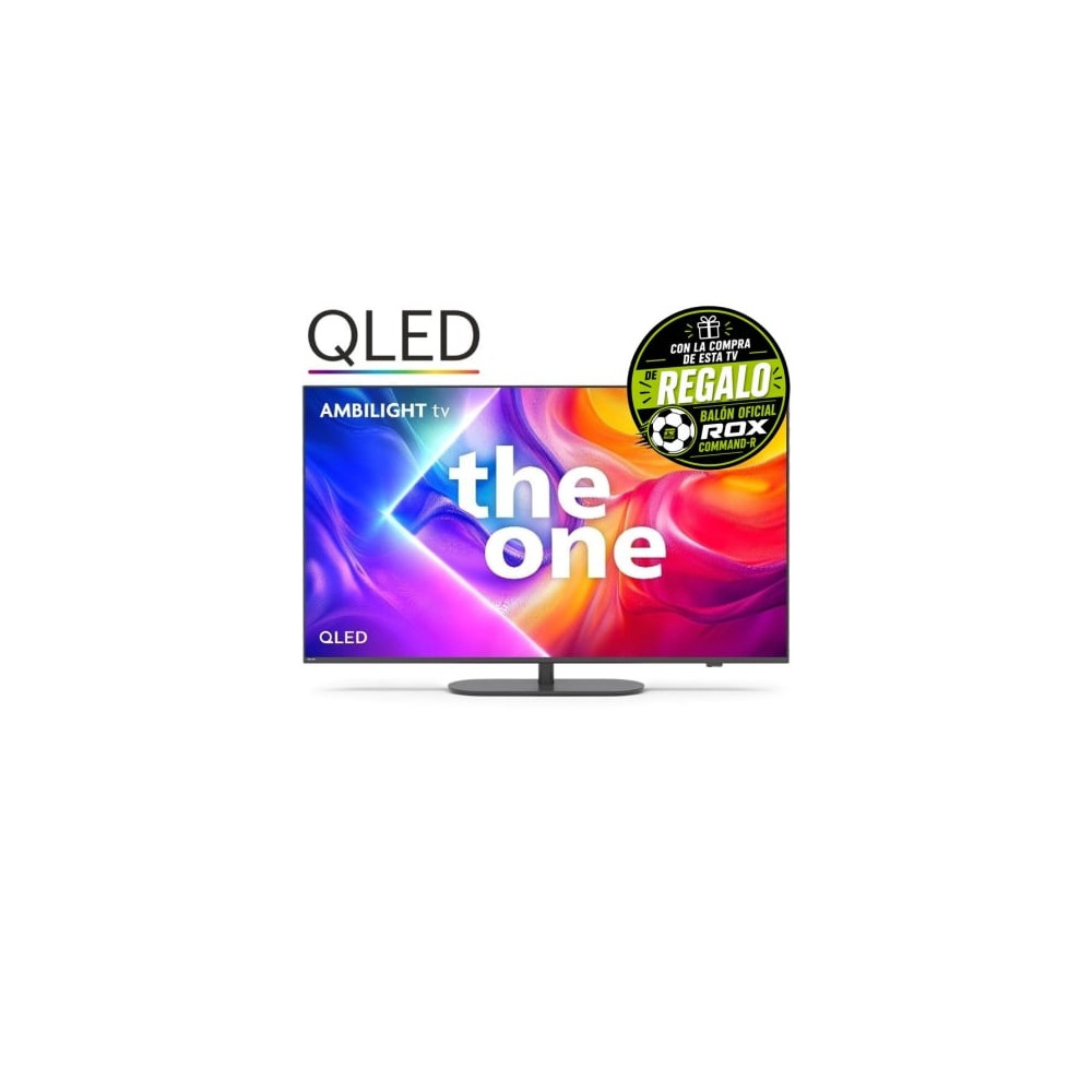 Televisor Philips QLED 43PUS9010 43'/ Ultra HD 4K/ Ambilight/ Smart TV/ WiFi | Hasta 43"