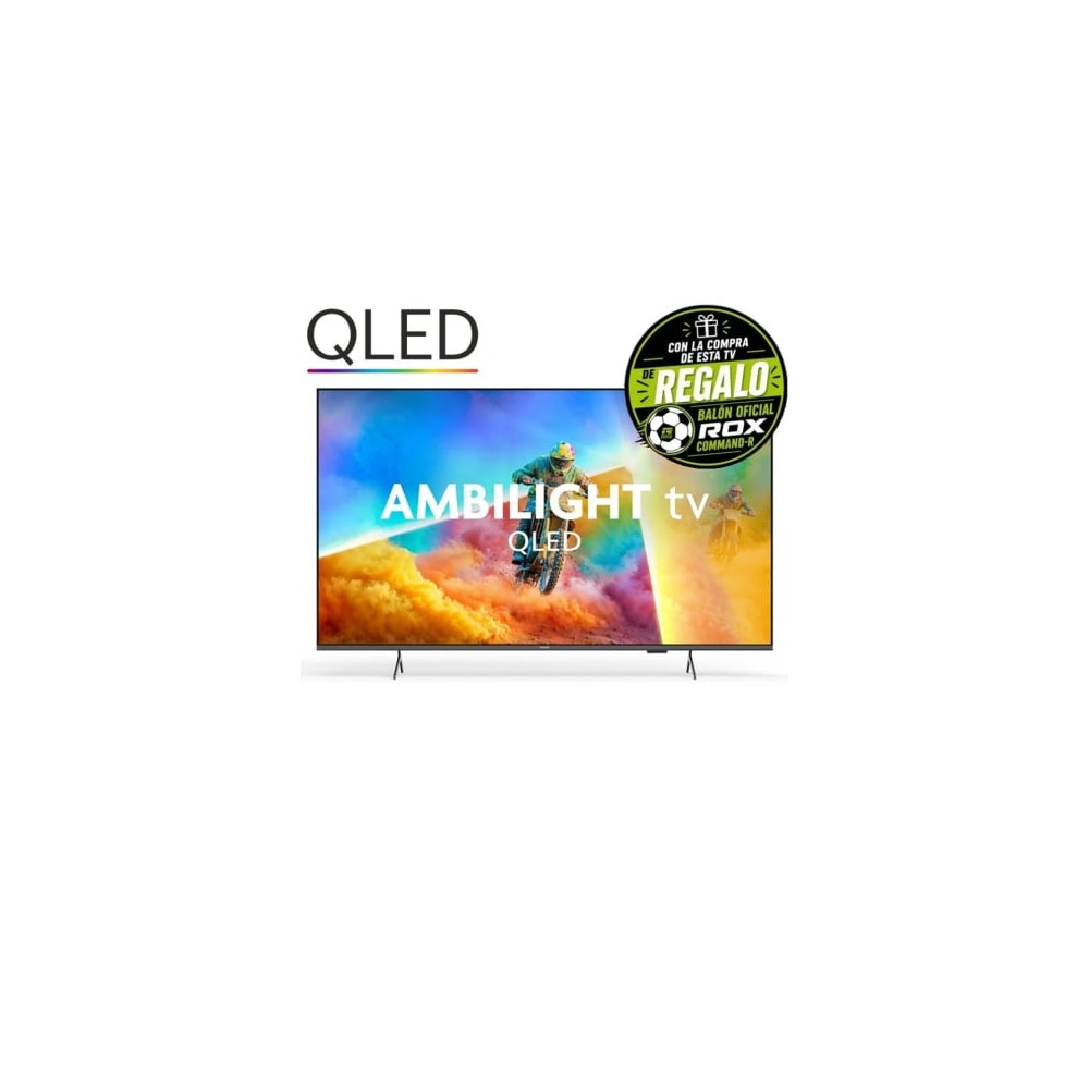Televisor Philips QLED 55PQS8501 55'/ Ultra HD 4K/ Ambilight/ Smart TV/ WiFi | Hasta 55"