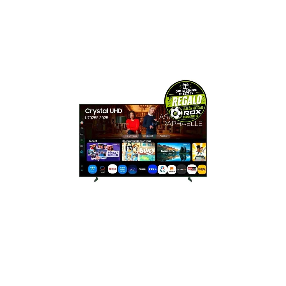 Televisor Samsung Crystal UHD U7025F TU75U7025FK 75'/ UltraHD 4K/ Smart TV/ WiFi | Más de 65"