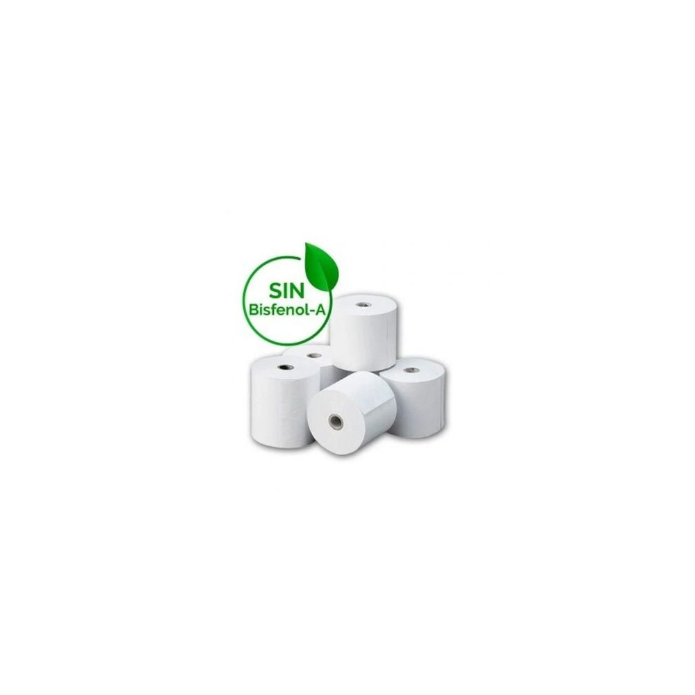 Caja de Rollos Papel Térmico Genérico 80x60 BPAF/ 80 x 60mm/ 80 unidades | Cintas y Rollos