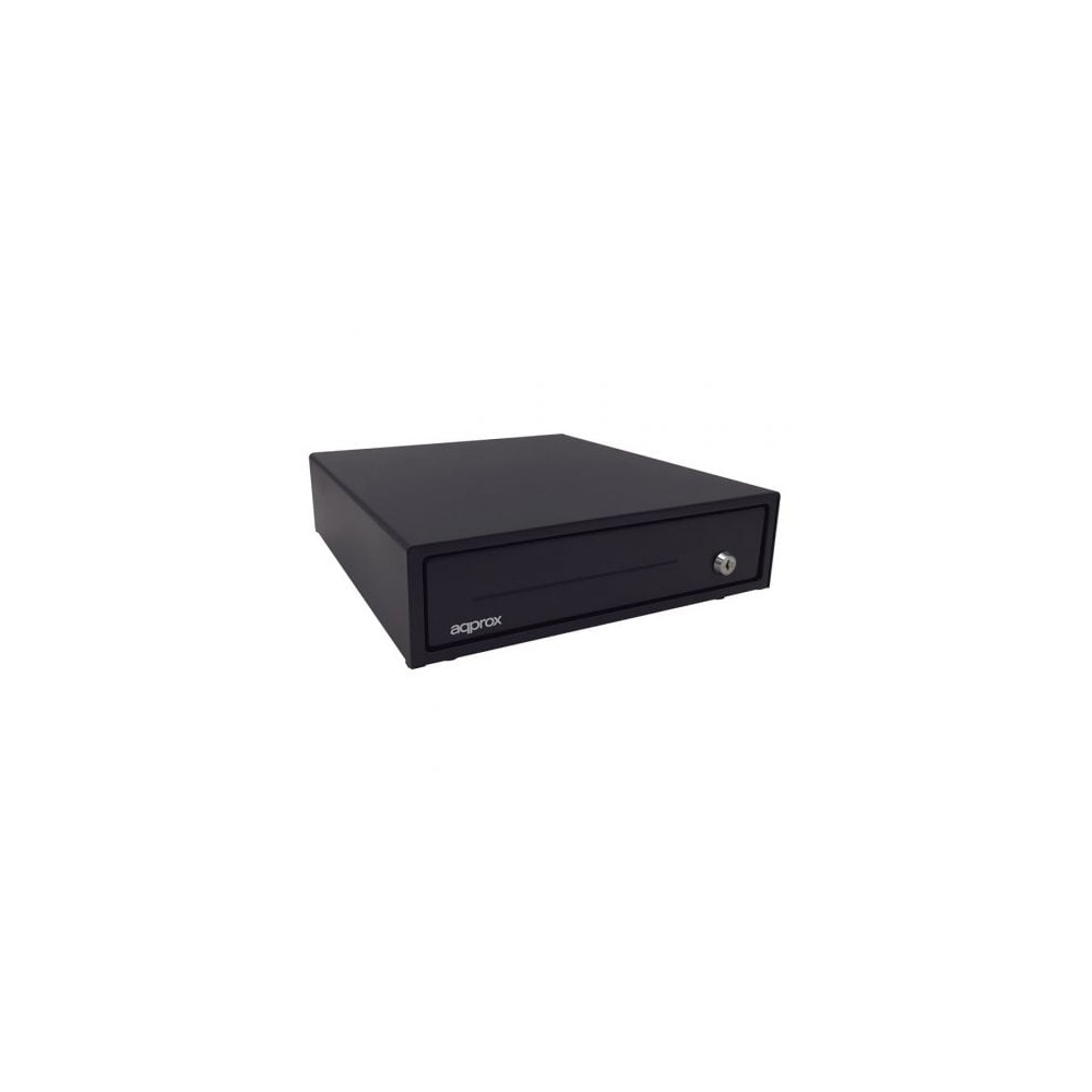 Cajón Portamonedas Approx appCASH33/ Manual y Automático/ Negro | Cajones