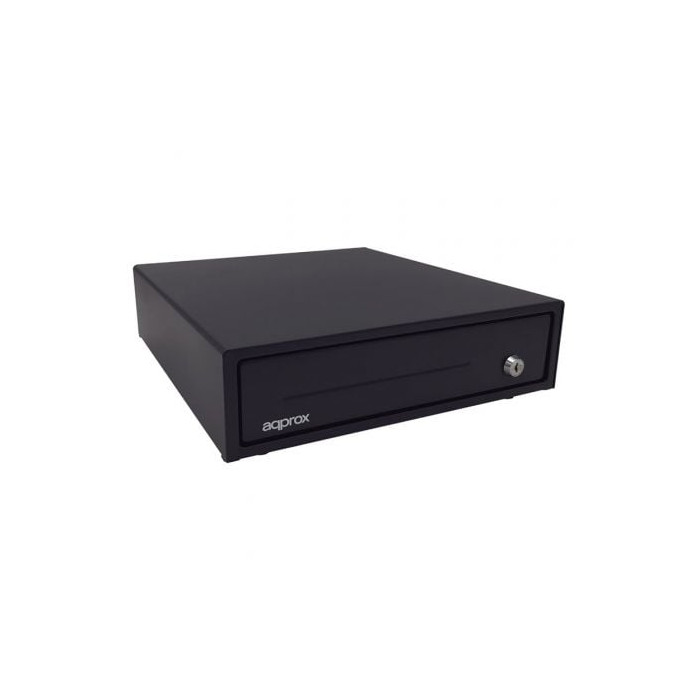 Cajón Portamonedas Approx appCASH33/ Manual y Automático/ Negro | Cajones