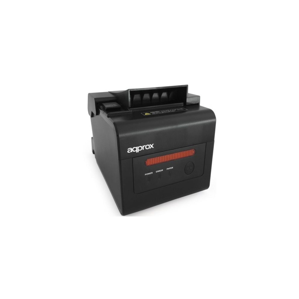 Impresora de Tickets Approx appPOS80ALARM/ Térmica/ Ancho papel 58 y 80mm/ USB-RS232-LAN-RJ11/ Negra | Impresoras de Tickets