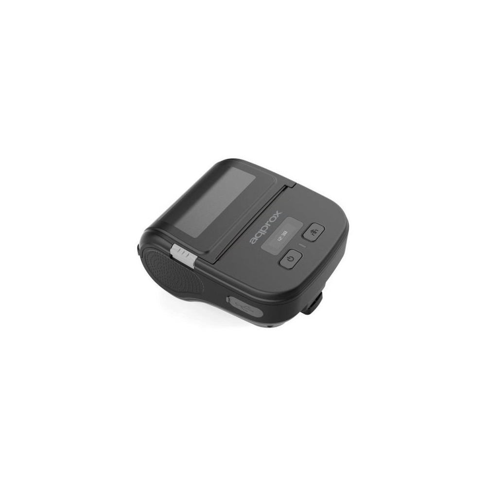 Impresora de Tickets Approx appPOS80PORTABLE/ Térmica/ Ancho papel 80mm/ USB-Bluetooth/ Negra | Impresoras de Tickets