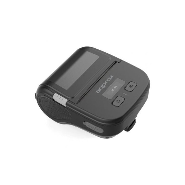 Impresora de Tickets Approx appPOS80PORTABLE/ Térmica/ Ancho papel 80mm/ USB-Bluetooth/ Negra | Impresoras de Tickets