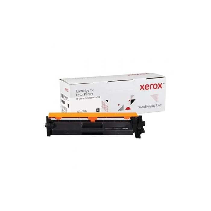 Tóner compatible Xerox 006R03637 compatible con HP CF217A/ 1600 páginas/ Negro | HP