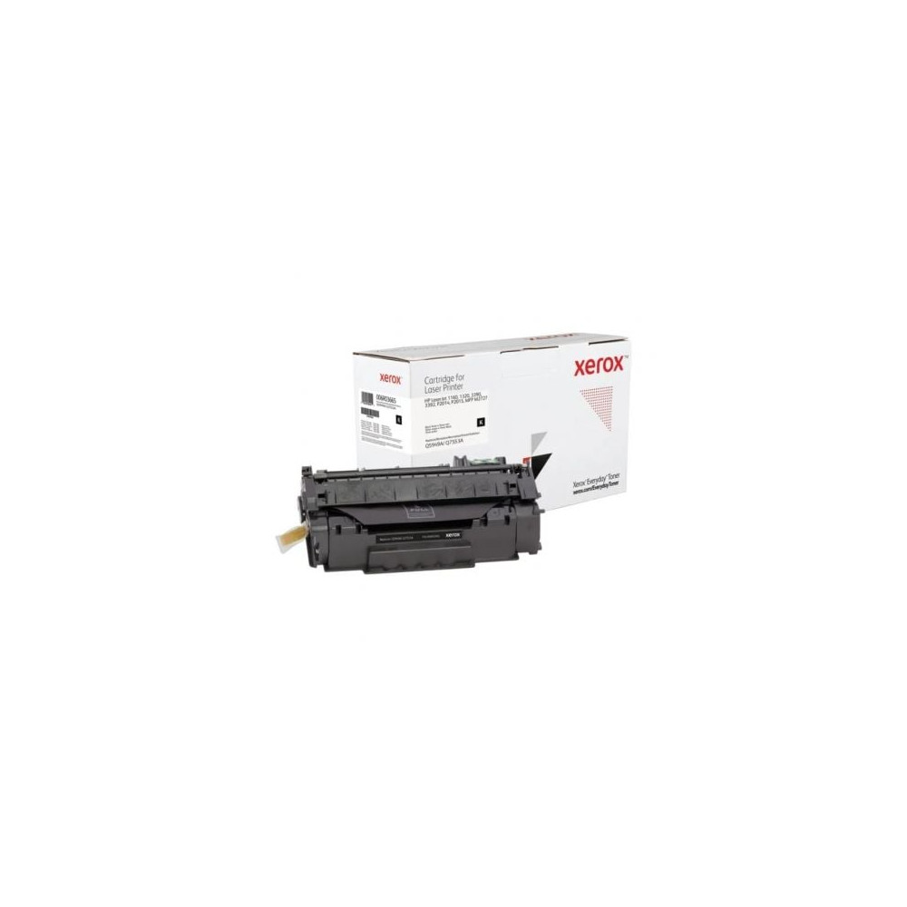 Tóner compatible Xerox 006R03665 compatible con HP Q5949A/Q7553A/ 3000 páginas/ Negro | HP