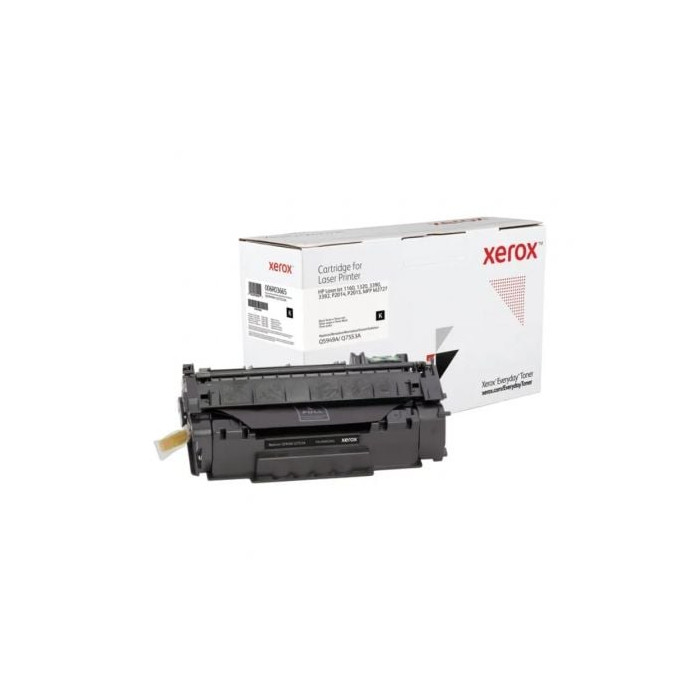 Tóner compatible Xerox 006R03665 compatible con HP Q5949A/Q7553A/ 3000 páginas/ Negro | HP