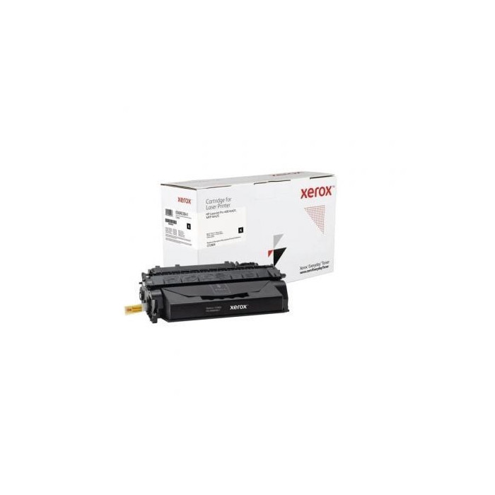 Tóner compatible Xerox 006R03841 compatible con HP CF280X/ 6900 páginas/ Negro | HP