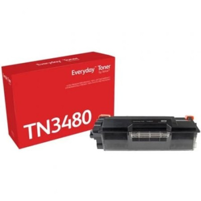 Tóner compatible Xerox 006R04587 compatible con Brother TN-3480/ 8000 páginas/ Negro | Brother
