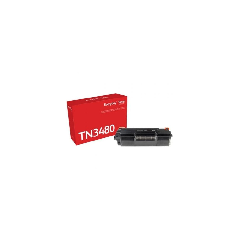 Tóner compatible Xerox 006R04587 compatible con Brother TN-3480/ 8000 páginas/ Negro | Brother