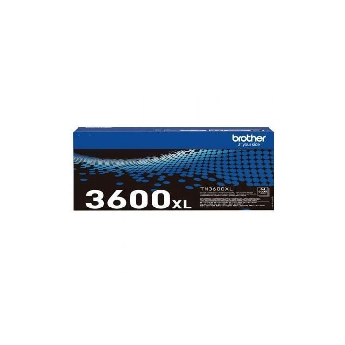 Tóner Original Brother TN3600XL Alta Capacidad/ Negro | Brother