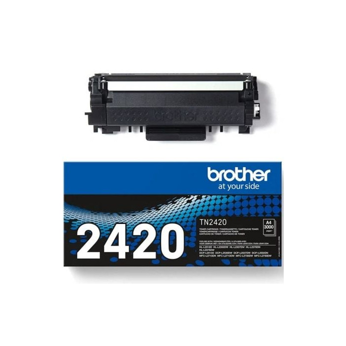 Tóner Original Brother TN-2420 Alta Capacidad/ Negro | Brother