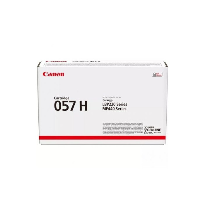 Tóner Original Canon i-SENSYS nº057H Alta Capacidad/ Negro | Canon