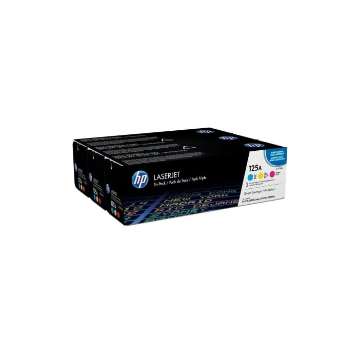 Tóner Original HP nº125A Multipack/ Cian/ Magenta/ Amarillo | HP