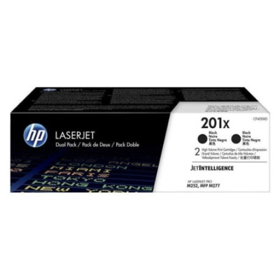 Tóner Original HP nº201X XL Alta Capacidad Multipack/ 2x Negro | HP