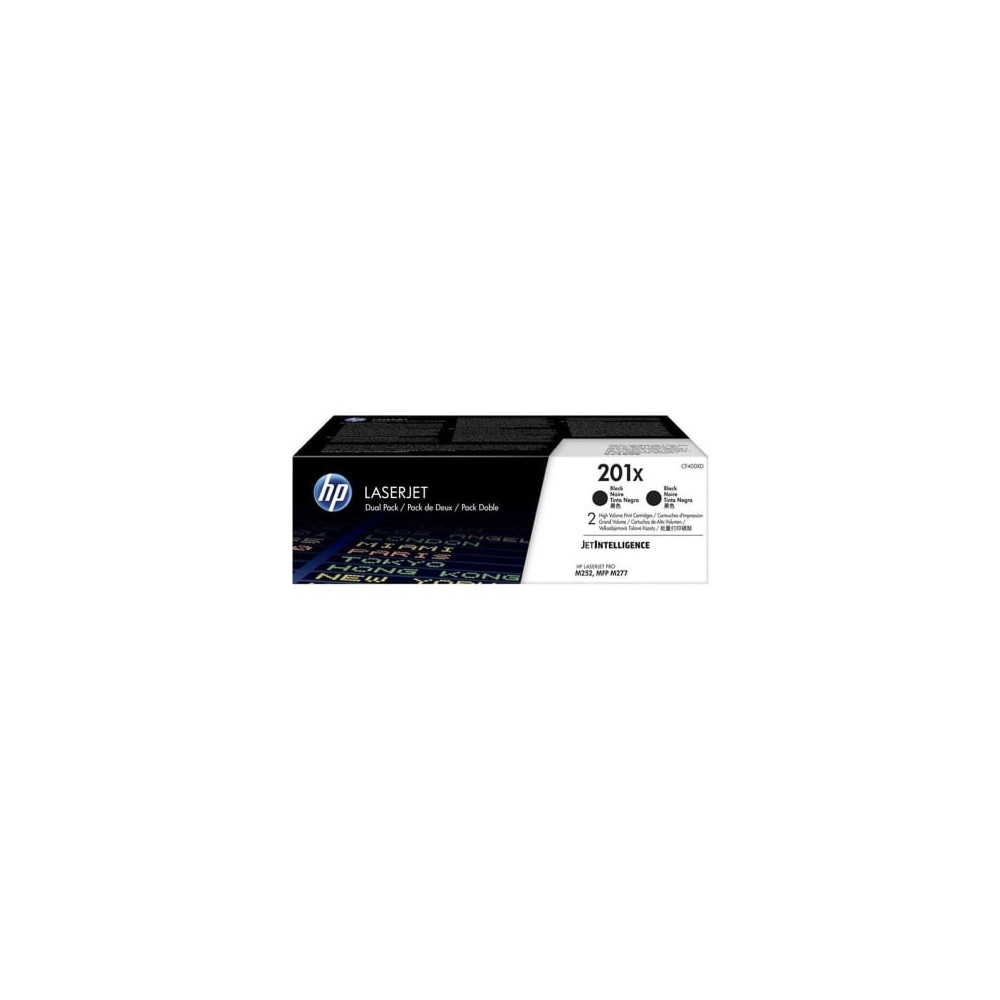 Tóner Original HP nº201X XL Alta Capacidad Multipack/ 2x Negro | HP