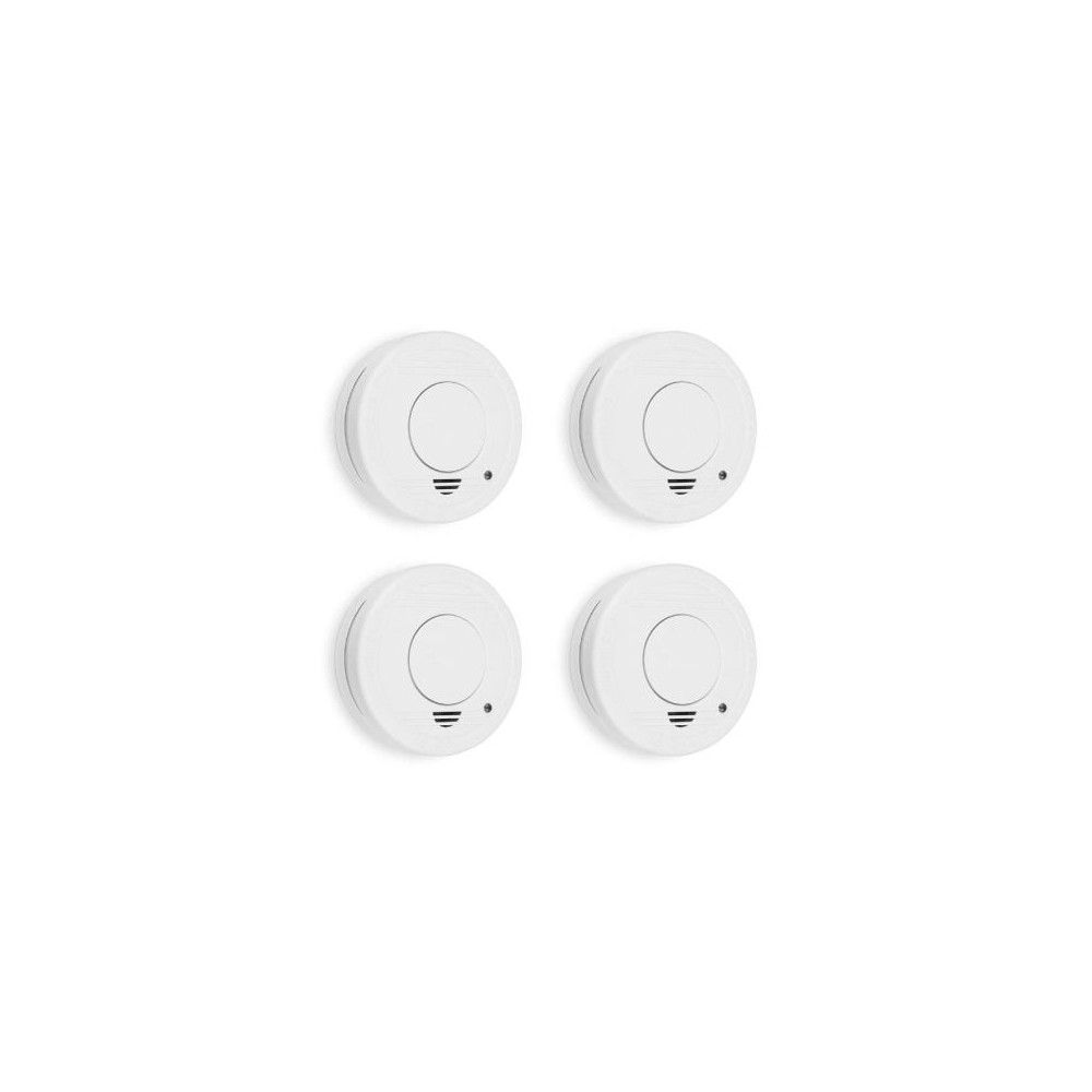 Detector de Humo Smartwares 10.100.41/ 4 Unidades | Alarmas