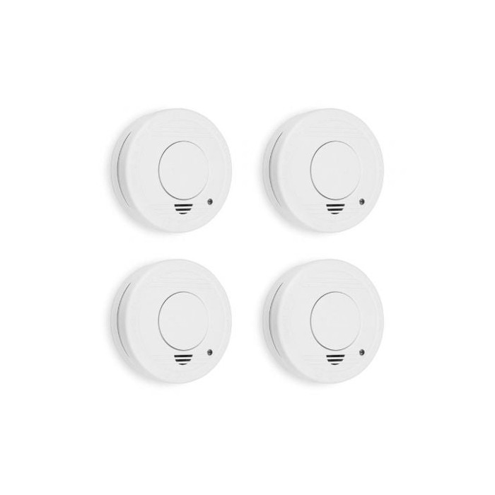 Detector de Humo Smartwares 10.100.41/ 4 Unidades | Alarmas
