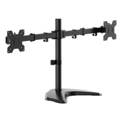 Soporte de Sobremesa para 2 Monitores Aisens DT32TSR-285/ Giratorio/ Inclinable/ hasta 10kg | Soportes PC y Monitor