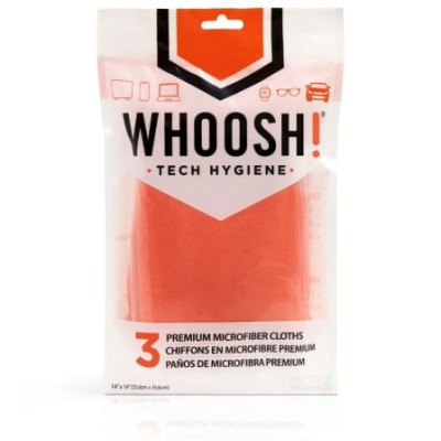 Pack de 3 Paños de Microfibra Whoosh WSH007/ 35.6 x 35.6 cm | Herramientas y Limpieza