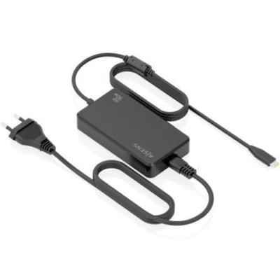 Cargador de Portátil GaN Aisens ASCH-1PD90D069-BK/ 1xUSB Tipo-C/ 90W/ Automático/ Voltaje 5-20V